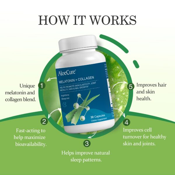 Capsulas de colágeno y aloe vera AloeCure