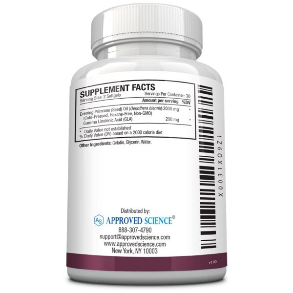 Cápsulas blandas aceite onagra Approved Science