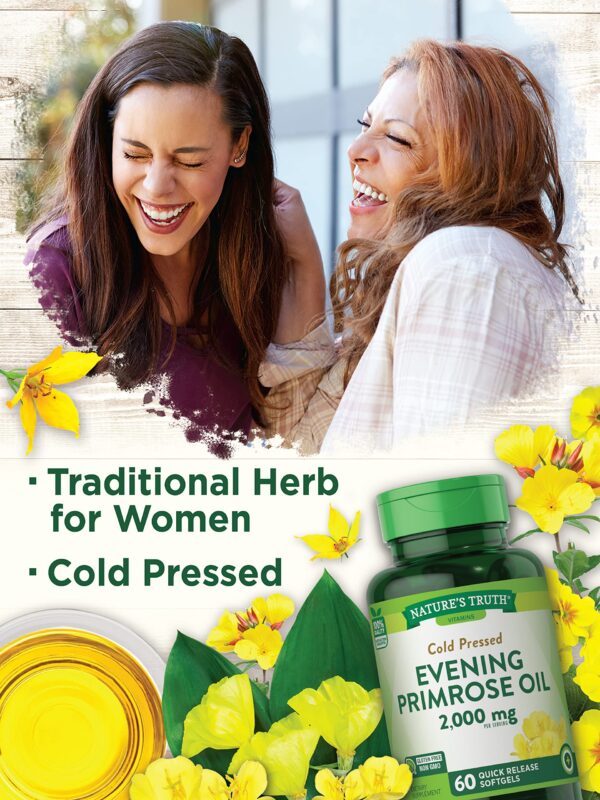 Imagen de cápsulas blandas aceite de onagra Nature's Truth