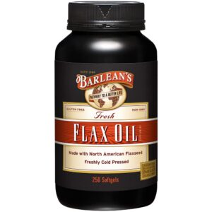 capsulas blandas aceite semilla de lino barleans 250ct