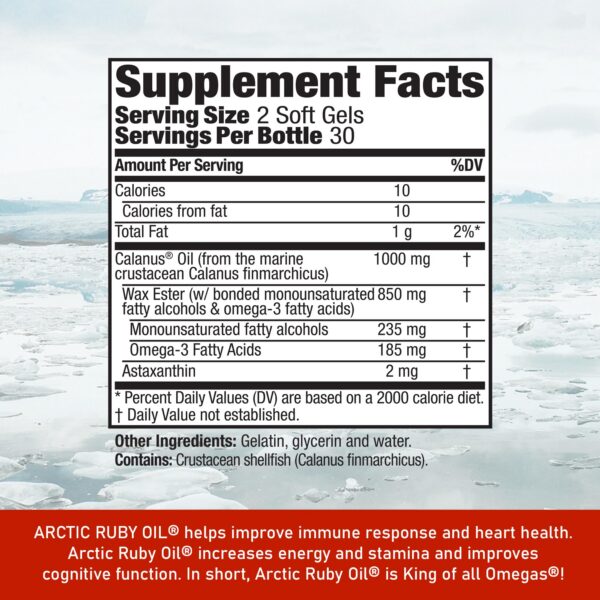Version 1.0.0 Cápsulas blandas Arctic Ruby Oil omega 3 antioxidante