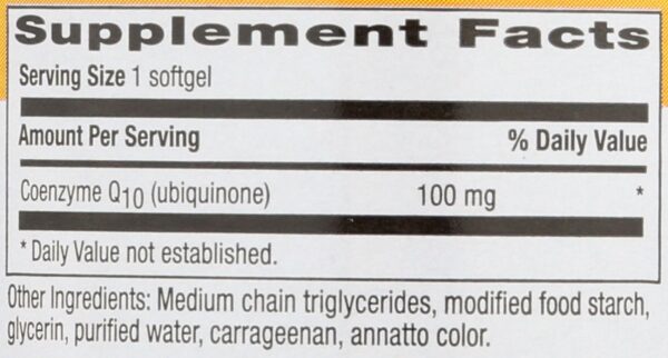 Cápsulas blandas Country Life CoQ10 100 mg dentro del frasco