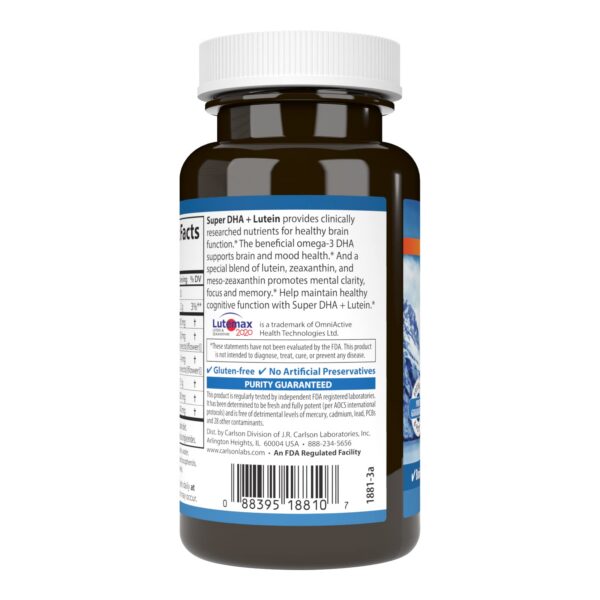 Cápsulas blandas Suplemento DHA Carlson