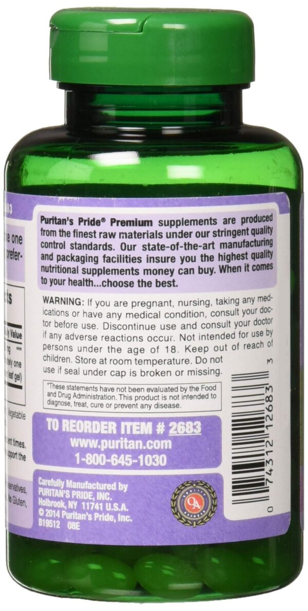 Cápsulas blandas extracto Aloe Vera Puritan's Pride