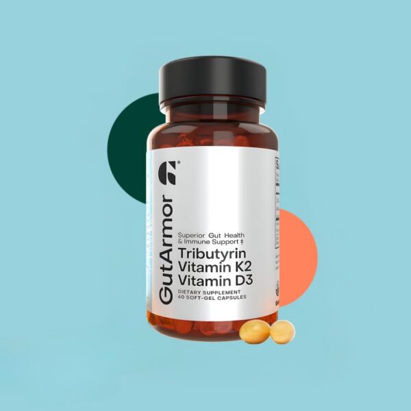 Version 1.0.0 Cápsulas blandas GutArmor vitamina d3 k2 y butirato