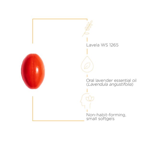 Suplemento Lavela aceite esencial lavanda 60 softgels