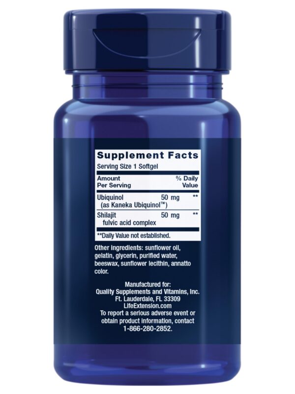 Capsulas blandas Life Extension CoQ10 con alta absorción