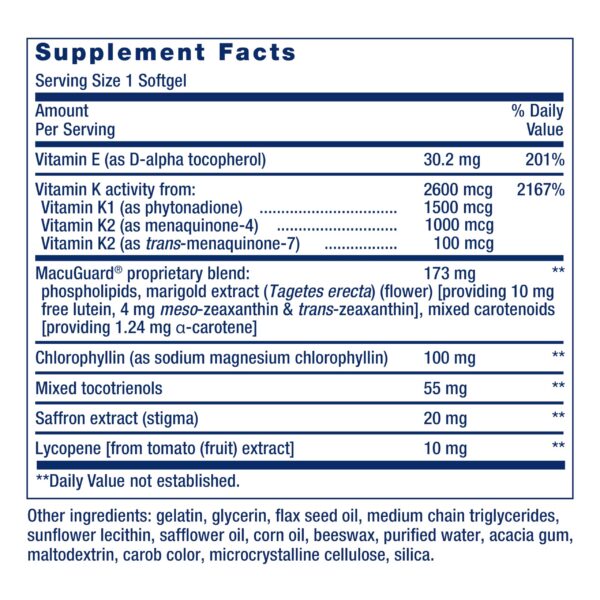 Cápsulas blandas Life Extension multivitaminas