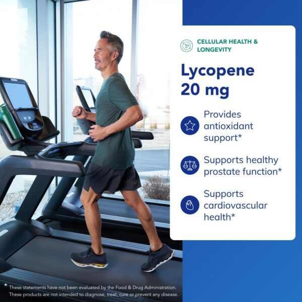 Cápsulas blandas de licopeno 20 mg