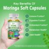 Cápsulas blandas moringa para energía, piel saludable y sistema inmune