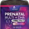 Cápsulas blandas multivitamínico prenatal Nature's Nutrition 120 unidades