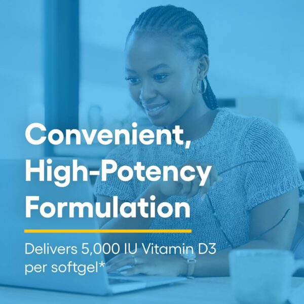 Cápsulas blandas Natural Factors vitamina d3 5000 ui alta potencia