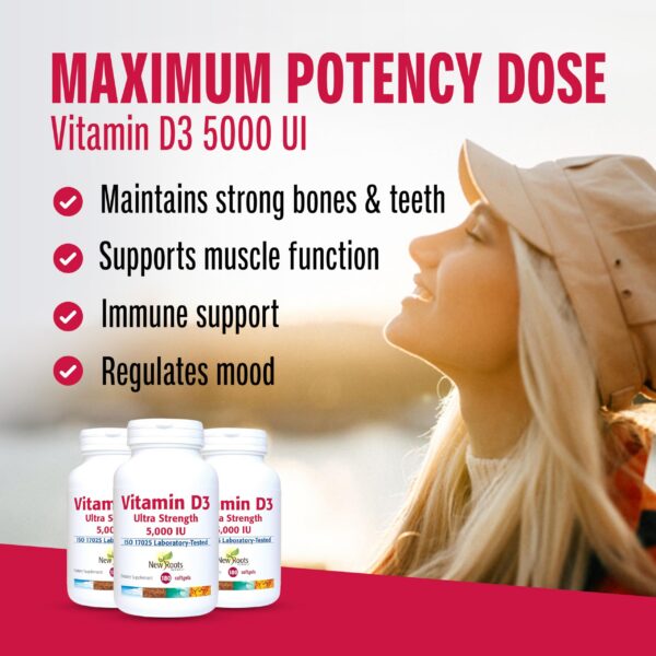 Cápsulas blandas New Roots Herbal vitamina D3