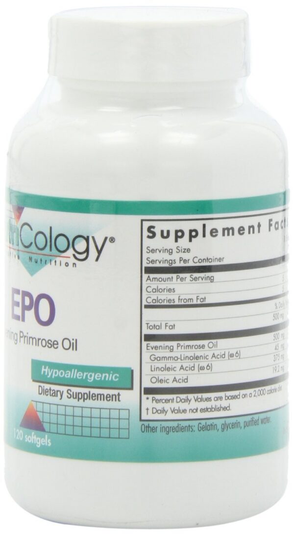 Version 1.0.0 cápsulas blandas Nutricology aceite onagra EPO omega 6