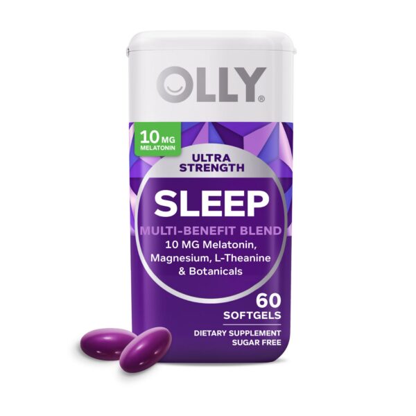 Softgels OLLY para adultos melatonina y magnesio relajante