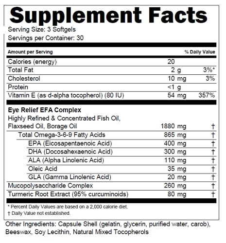 Cápsulas blandas de Omega 3 para salud ocular