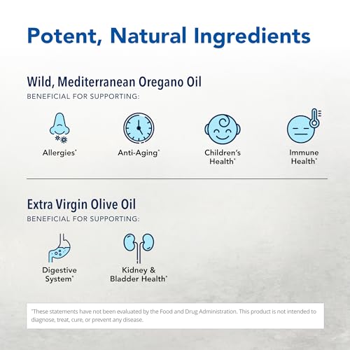 Cápsulas blandas orégano silvestre North American Herb & Spice