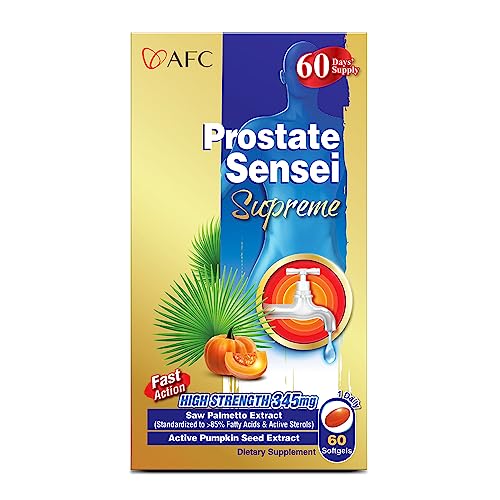 Cápsulas blandas de suplemento de próstata AFC Japón