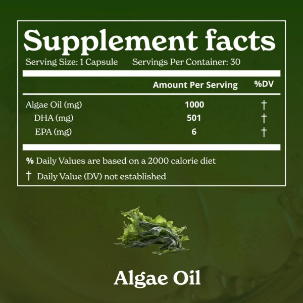 Cápsulas blandas de mejor alternativa vegana Omega-3