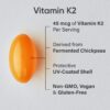 Cápsulas blandas Veganas de Vitamina K2 Sports Research