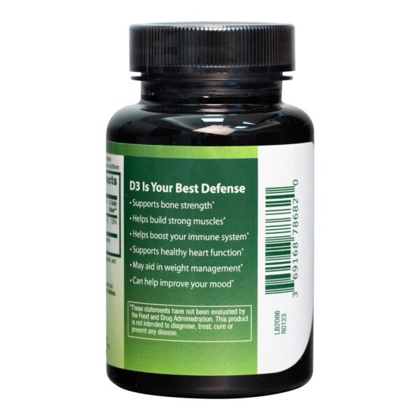 Capsulas blandas vitamina d3 nutraa2z suplemento