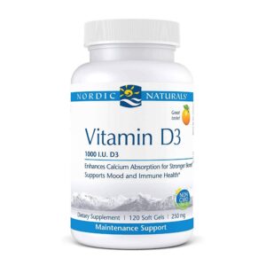 Cápsulas blandas vitamina d3 sabor naranja Nordic Naturals