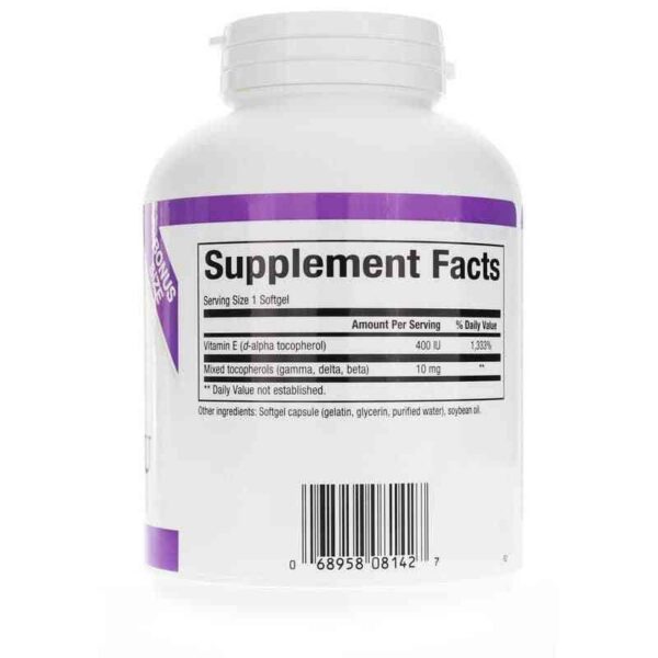Version 1.0.0 Cápsulas blandas Vitamina E 400 IU Natural Factors