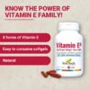 Cápsulas blandas de vitamina E 400 IU NEW ROOTS HERBAL