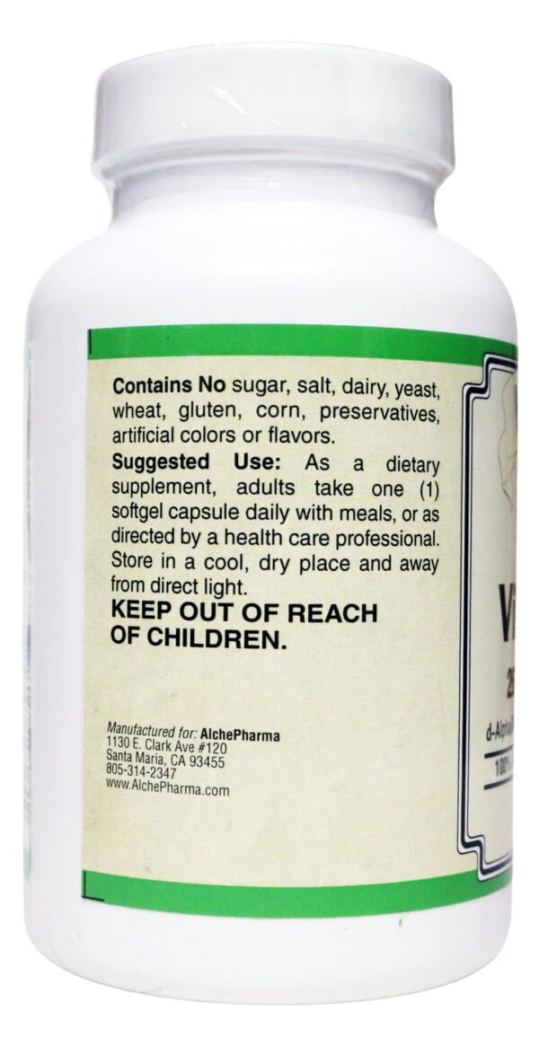 Version 1.0.0 Cápsulas blandas vitamina e AlchePharma 100 unidades