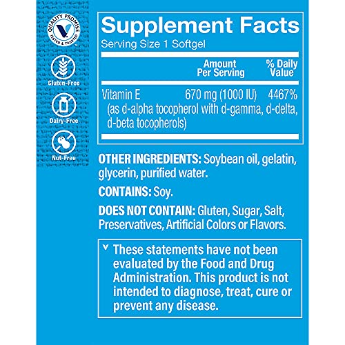 Capsulas blandas vitamina e The Vitamin Shoppe mostrando textura