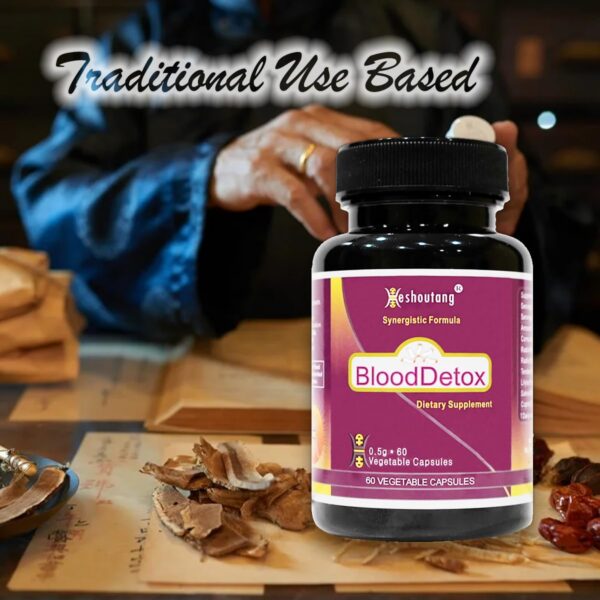 Cápsulas BloodDetox fórmula herbal para salud sanguínea