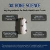 Cápsulas BONE SCIENCE Prime Brain suplemento cognitivo 60 unidades