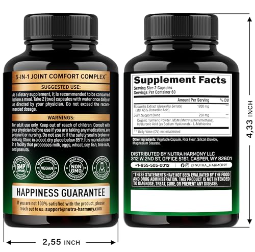 Version 1.0.0 Cápsulas de Boswellia para comodidad y movilidad articular