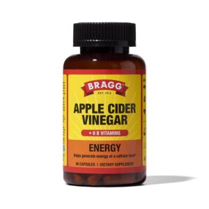 Cápsulas Bragg vinagre sidra manzana 90 unidades energía