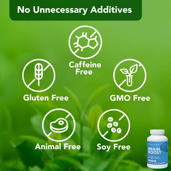 Version 1.0.0 Cápsulas Brain Boost Vital Plan Dr Bill Rawls envase lateral