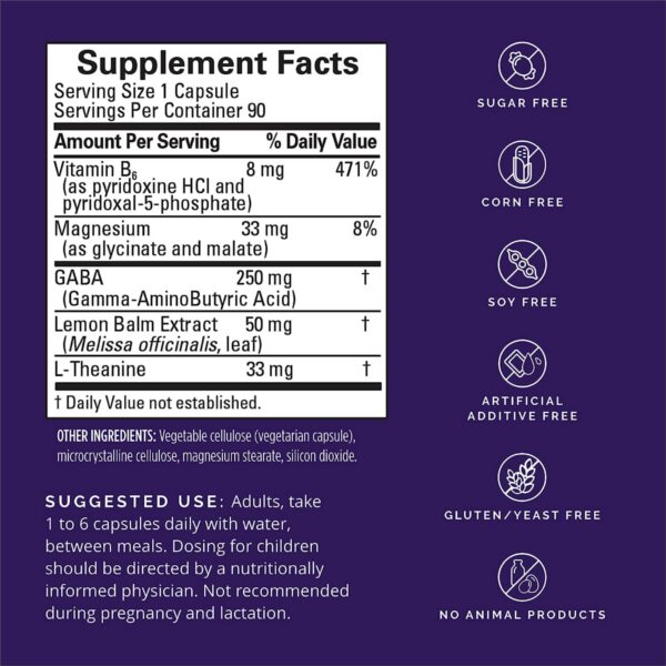 Version 1.0.0 Cápsulas de Dr Amen BrainMD GABA mostradas