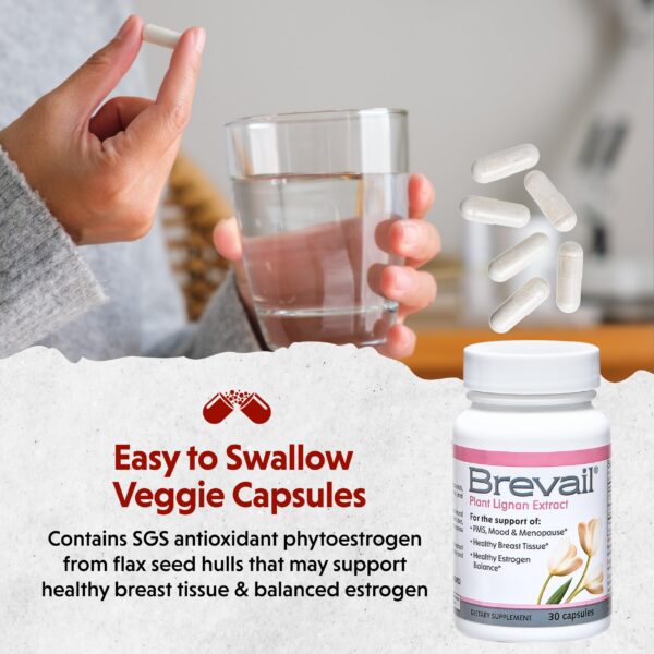 Cápsulas Brevail para apoyo hormonal y salud mamaria