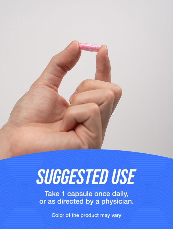 Cápsulas BulkSupplements frasco y cápsula frente