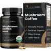 Version 1.0.0 Cápsulas de café de hongos orgánico 90 dosis suplemento energía
