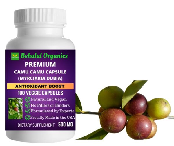 Version 1.0.0 Cápsulas de Camu Camu Behalal para suplemento vitamínico