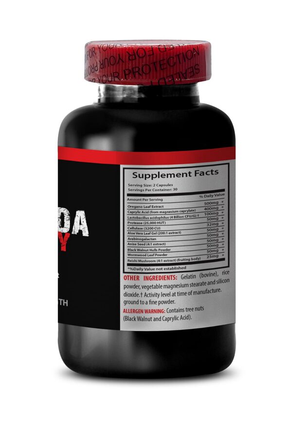 Cápsulas Candida Away para limpieza digestiva
