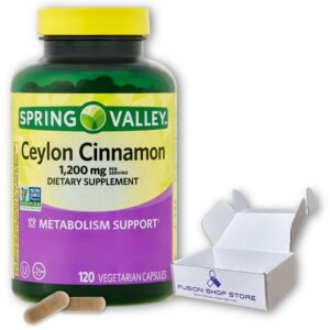 Cápsulas de Canela de Ceilán de Spring Valley en caja