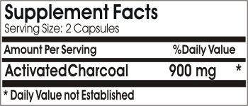 Cápsulas de carbón activado PureControl suplementos