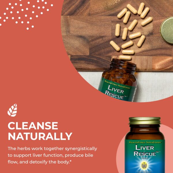 Cápsulas con cardo mariano y diente de león para hígado