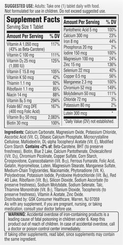 Capsulas Centrum Silver visibles