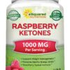 Cápsulas Cetonas Frambuesa 1000mg aSquared Nutrition paquete