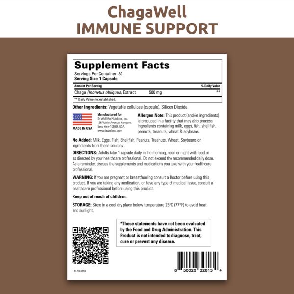 Cápsulas ChagaWell apoyan glándulas suprarrenales y sistema digestivo
