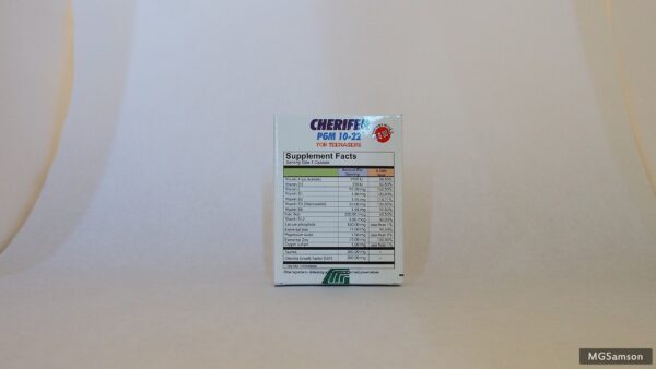 Cápsulas Cherifer PGM con vitaminas y minerales