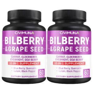 Cápsulas Civimuna con arándano y antioxidantes