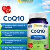 Cápsulas de coenzima Q10 400mg polvo de alta absorción de aSquared Nutrition